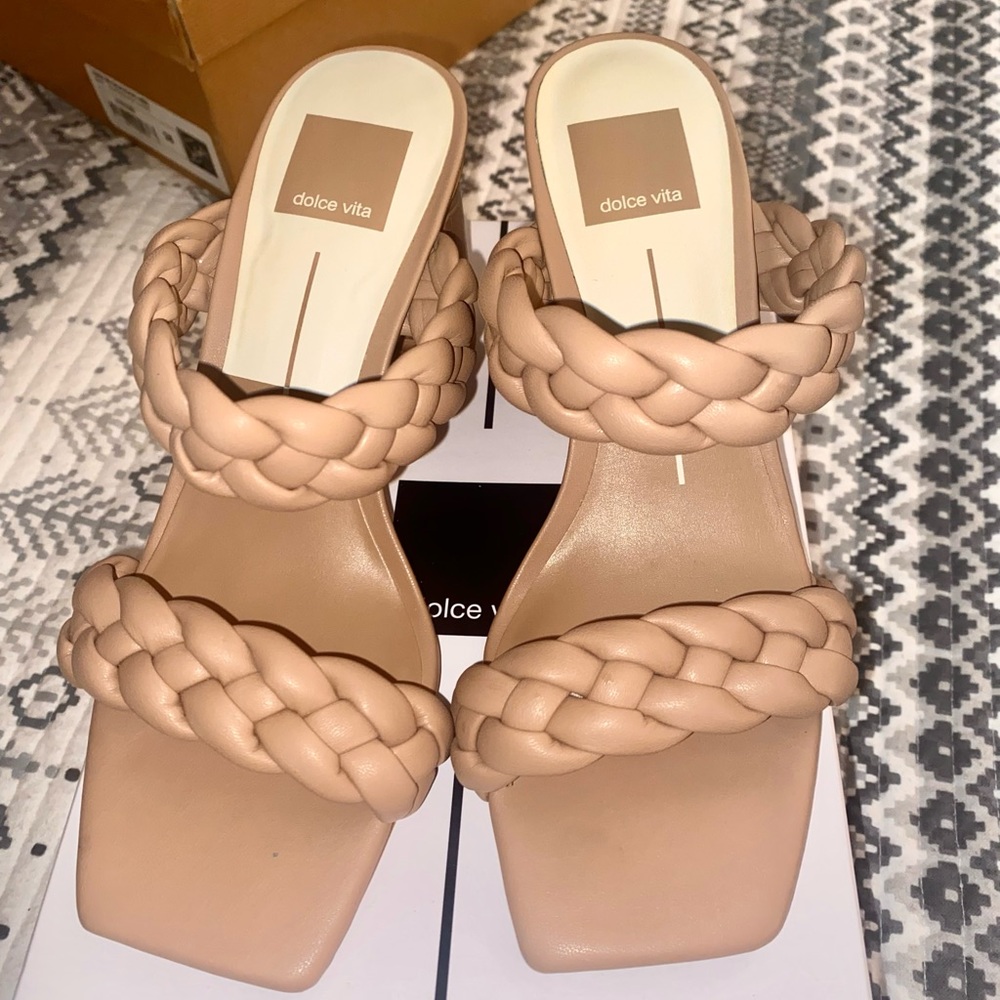 Dolce Vita Paily Braided Sandal-Cafe Size 7